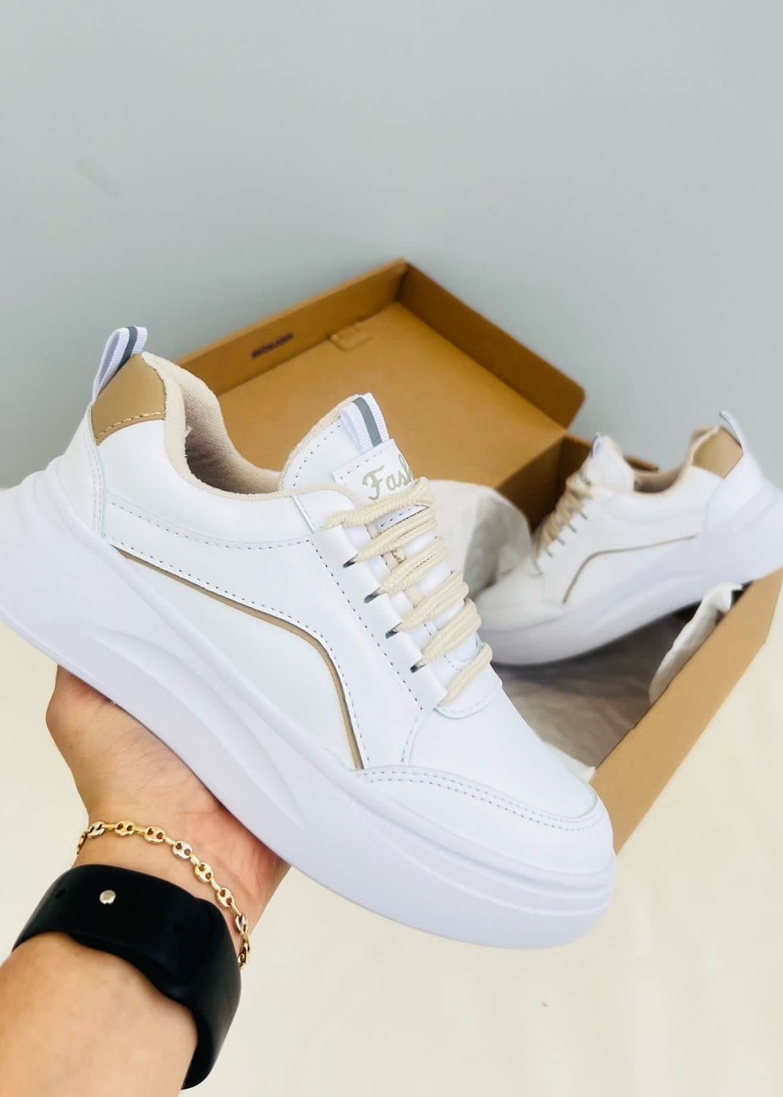 Tenis Blancos Fashion